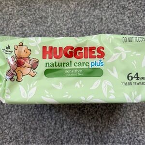 Huggies Natural Care Plus Baby Wipes x7